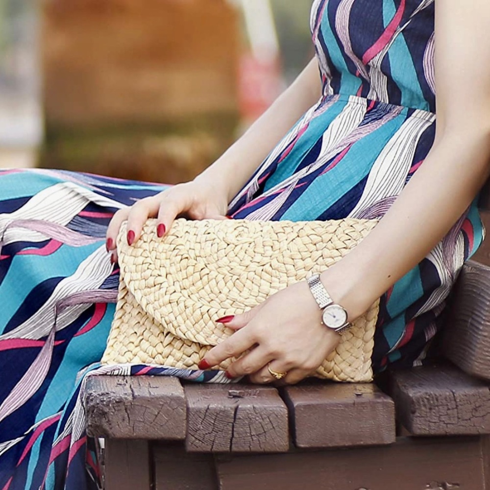 NWOT Woven Clutch